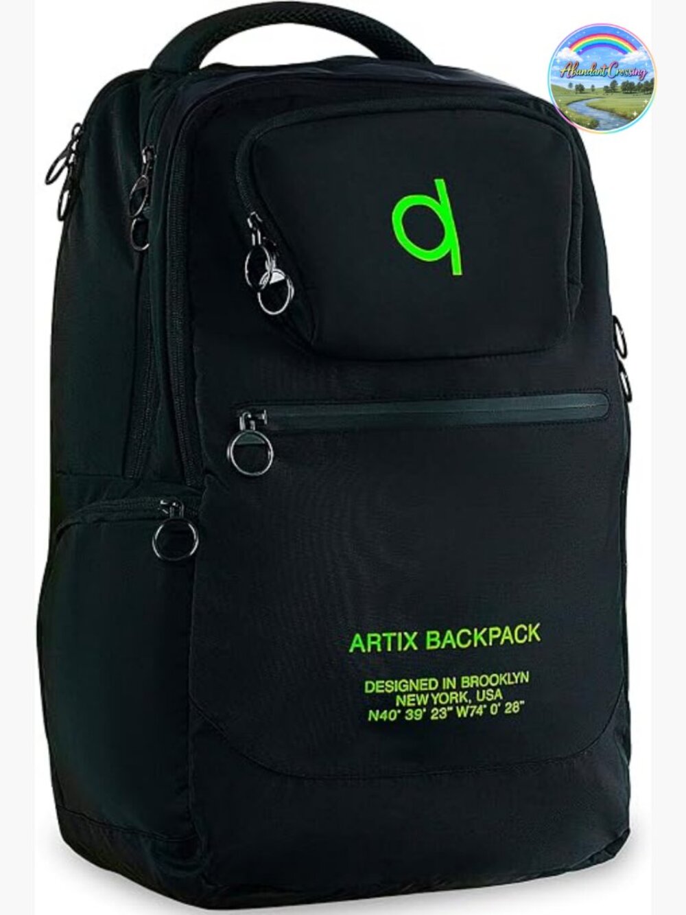 Waterproof 17.3" Laptop Backpack, Travel Rucksack, Durable, Lightweight, USB - Picture 1 of 6